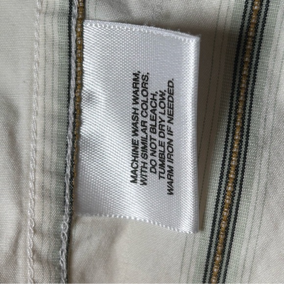 Vintage 1999 Structure Premium Woven Mens XXL Striped Button Down - Picture 4 of 6